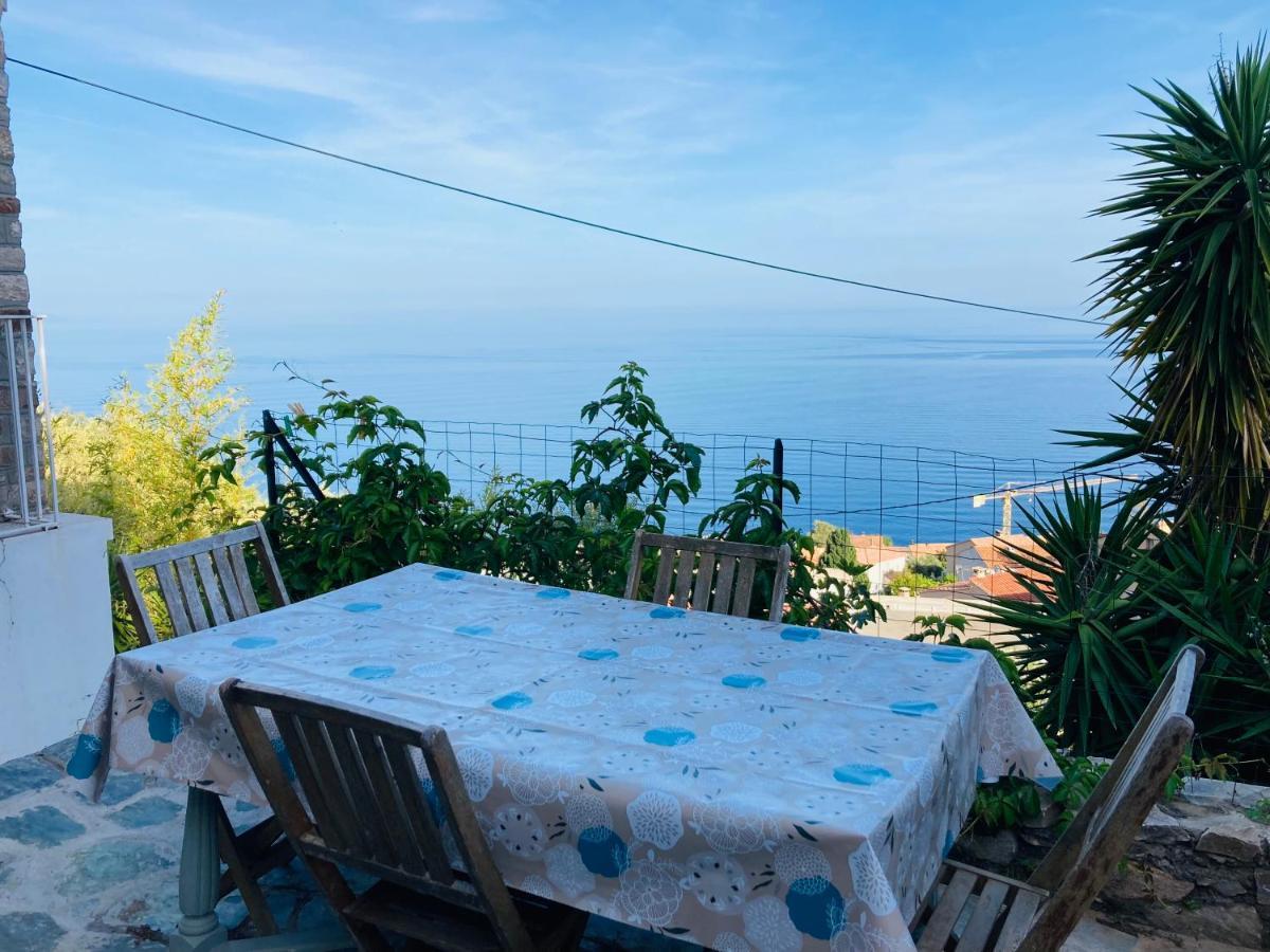 Maison Mediterraneo - Rez De Villa, Vue Imprenable Sur La Mer Пьетранера Экстерьер фото